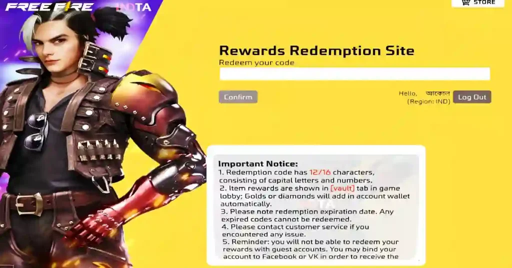 Free Fire Redeem Code Today (12 December): Get Exclusive Rewards, Skins, Diamonds & More 38 Free Fire Redeem Code Today (12 December)