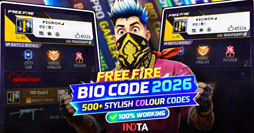 Free Fire Bio Code 2026, Free Fire Bio Code, Stylish Colour Codes, Free Fire Stylish Bio, Free Fire Color Code 2026, Free Fire Bio Style 2026, FF Bio Code 2026, Free Fire Bio Text Style, Free Fire Profile Bio Code, Free Fire Colour Code List, Free Fire Bio Design, Free Fire Rare Symbol Bio, Free Fire Bio Copy Paste, Free Fire Trending Bio 2026, Free Fire New Bio Code, Stylish Bio for Free Fire, Free Fire Bio Fonts, Free Fire Headshot Bio Code, Free Fire Pro Bio 2026, Free Fire 100% Working Bio Code,