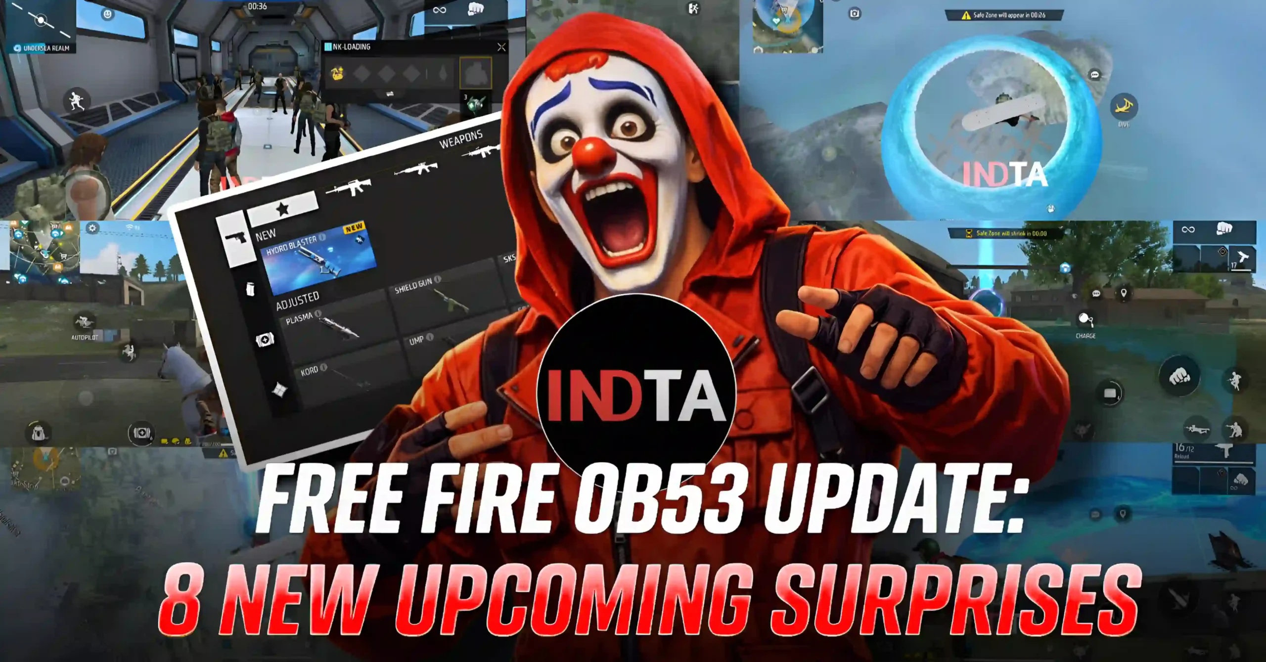 Free Fire OB53 Update: 8 new upcoming surprises | factory, Water City, Horse and more