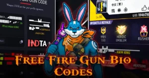 Free Fire Gun Bio Codes : M1887, UMP, MP40, AK Style FF Bios